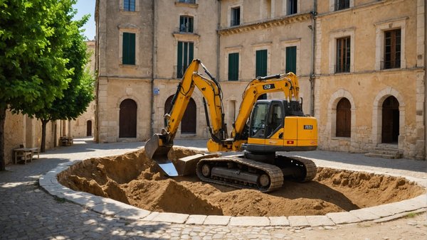 Terrassement à saint-rémy-de-provence : pourquoi louer une tractopelle avec chauffeur ?