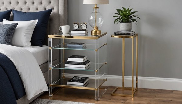 Découvrez la tendance des tables de chevet transparentes