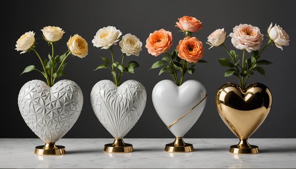 Sublimez votre intérieur avec les vases coeur uniques